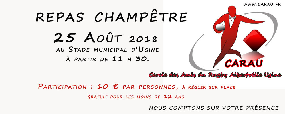 Repas champetre carau m perrin 25 aout 2018