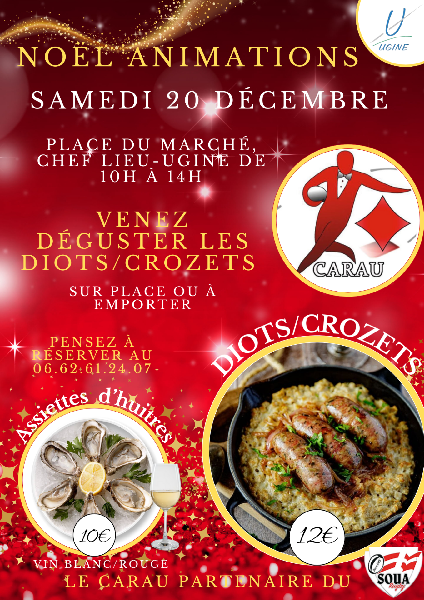 Carau manifestations de noel 2025